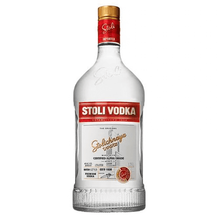 STOLICHNAYA VODKA 1.75lt - Wine barrel Plus
