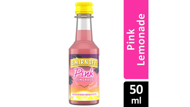 SMIRNOFF PINK LEMONADE PL 60 Proof 50 ml - Wine barrel Plus