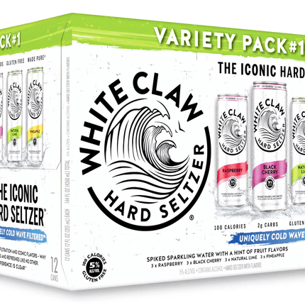 WHITE CLAW 1 VARIETY 12PK 12OZ - Wine barrel Plus
