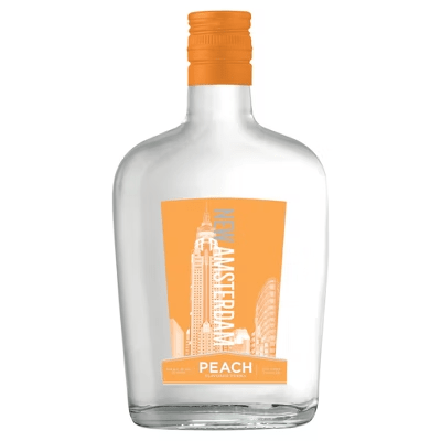 NEW AMSTERDAM PEACH 70 Proof 375 ml - Wine barrel Plus