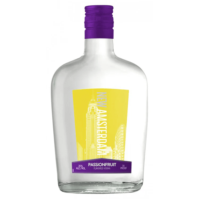 NEW AMSTERDAM PASSION FRUIT 70 Proof 375 ml - Wine barrel Plus