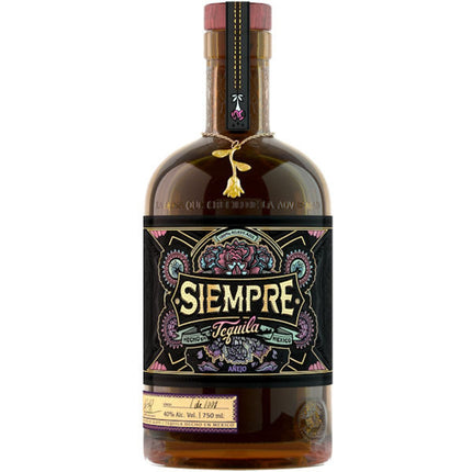 SIEMPRE TEQUILA ANEJO 80 Proof 750 ml - Wine barrel Plus