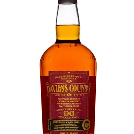DAVIESS COUNTY CABERNET FINISH 96 Proof 750 ml - Wine barrel Plus