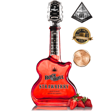 ROCK N ROLL STRAWBERRY TEQUILA 64 Proof 750 ml - Wine barrel Plus
