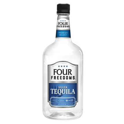 FOUR FREEDOMS SILVER TEQ PL 80 Proof 1750 ml - Wine barrel Plus