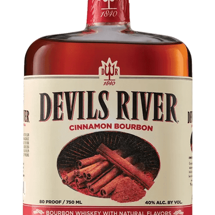 DEVILS RIVER CINNAMON BOURBON 80 Proof 750 ml - Wine barrel Plus