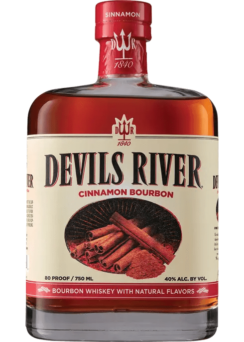 DEVILS RIVER CINNAMON BOURBON 80 Proof 750 ml - Wine barrel Plus
