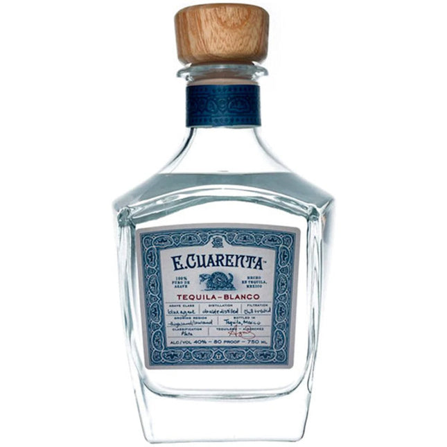 E CUARENTA BLANCO 80 Proof 750 ml - Wine barrel Plus