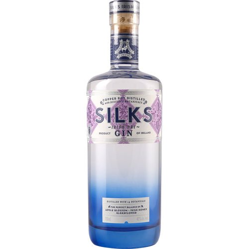 SILKS IRISH DRY GIN 84 Proof 750 ml - Wine barrel Plus
