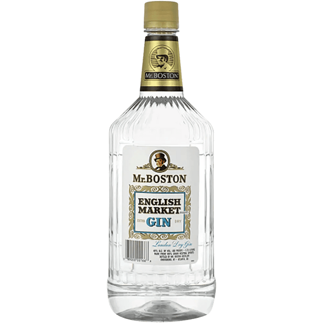 MR BOSTON ENGLISH MARKET GIN 80 Proof 1000 ml - Wine barrel Plus