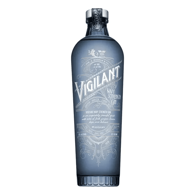 VIGILANT NAVY STRENGTH GIN 114 Proof 750 ml - Wine barrel Plus