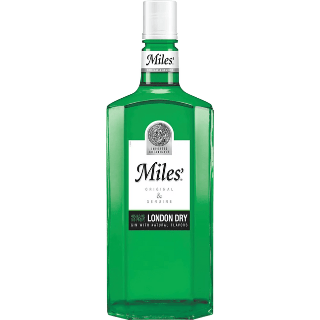 MILES' LONDON DRY GIN 80 Proof 750 ml - Wine barrel Plus