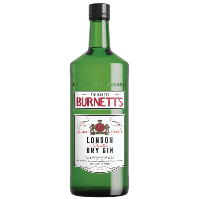 BURNETT'S GIN 80 Proof 1000 ml - Wine barrel Plus