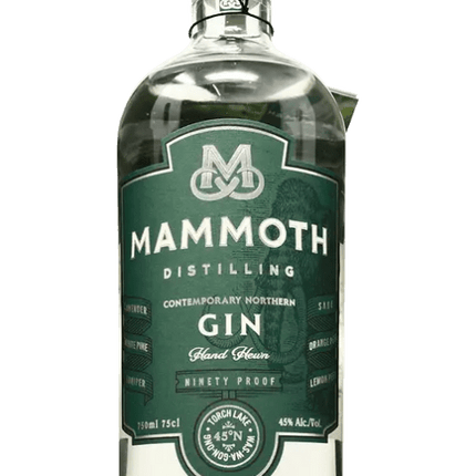 MAMMOTH OLD DAM GIN 90 Proof 750 ml - Wine barrel Plus
