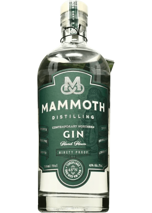 MAMMOTH OLD DAM GIN 90 Proof 750 ml - Wine barrel Plus