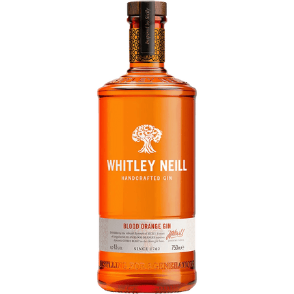 WHITLEY NEILL BLOOD ORANGE GIN 86 Proof - Wine barrel Plus