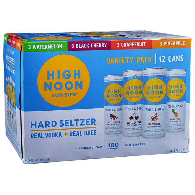 HIGH NOON Variety pack 12can - Wine barrel Plus