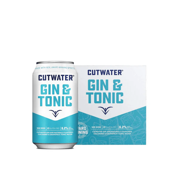 Cutwater Gin And Tonic 4 Can - Wine barrel Plus