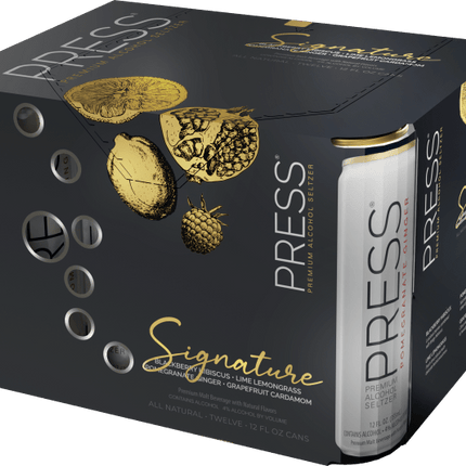 PRESS SIGNATURE VARIETY 12OZ 12 CAN - Wine barrel Plus