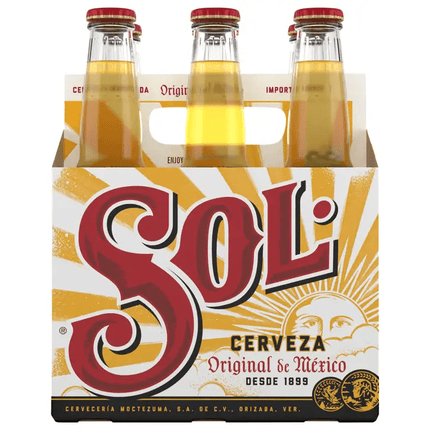 SOL CERVEZA 6PK 11.2OZ BOTTLE - Wine barrel Plus