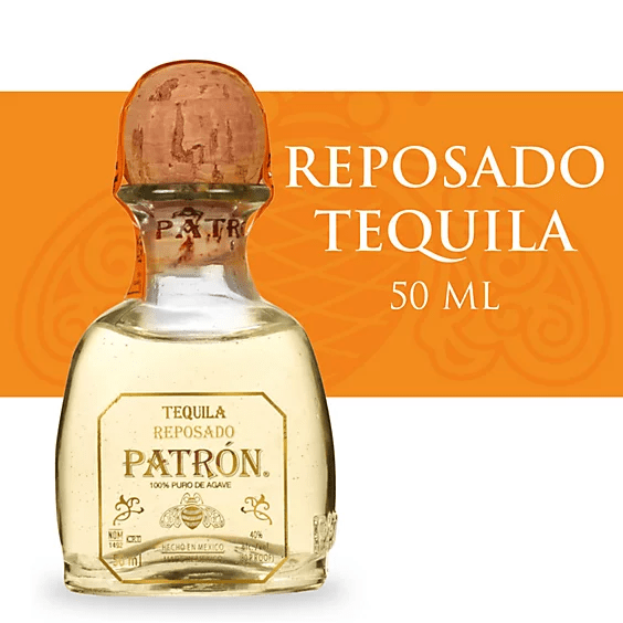 PATRON REPOSADO 80 Proof 50 ml - Wine barrel Plus