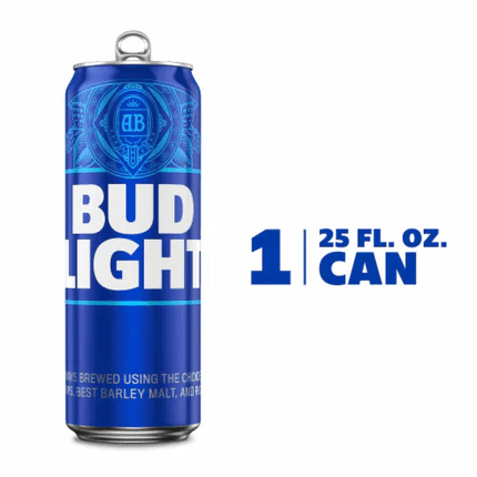 Bud Light 25oz Can 1PK - Wine barrel Plus