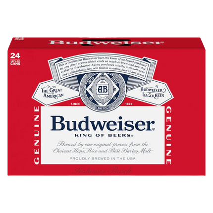Budweiser 24pk Can - Wine barrel Plus