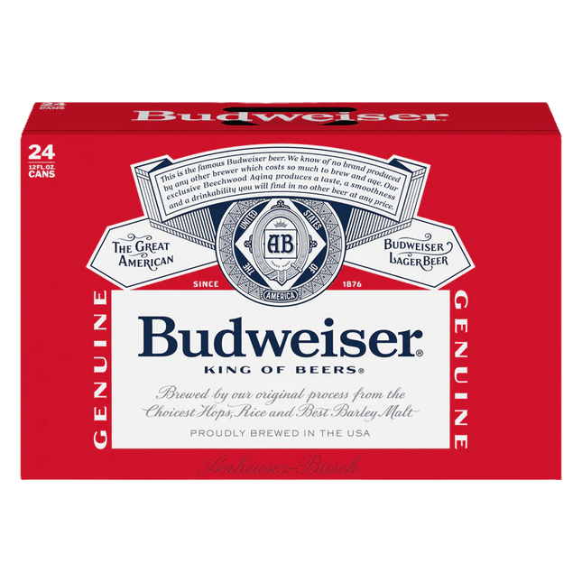 Budweiser 24pk Can - Wine barrel Plus