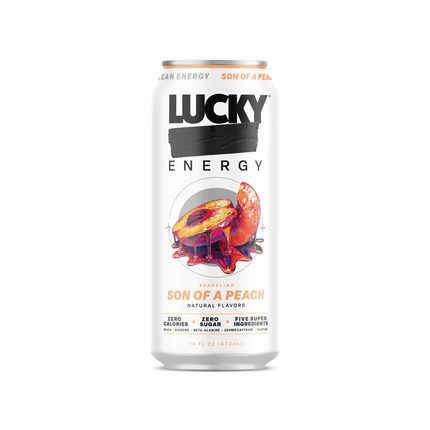LUCKY ENERGY SON OF PEACH 16OZ 1PK CAN - Wine barrel Plus