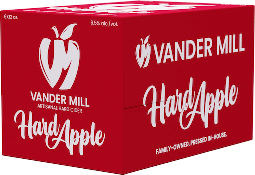 VANDER MILL HARD APPLE CIDER 6PK 12OZ CAN - Wine barrel Plus