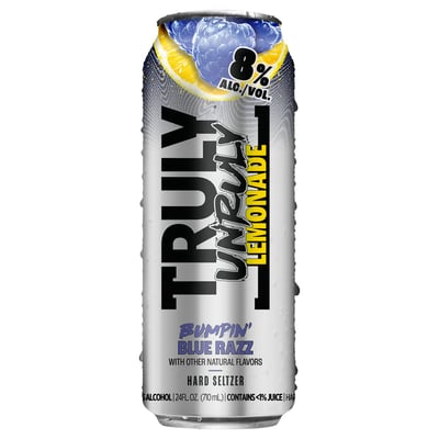 TRULY UNRULT BLUE RAZZ LEMONADE 1PK 24OZ CAN - Wine barrel Plus