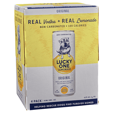 LUCKY ONE LEMONADE ORIGINAL 4PK 355MLCAN - Wine barrel Plus