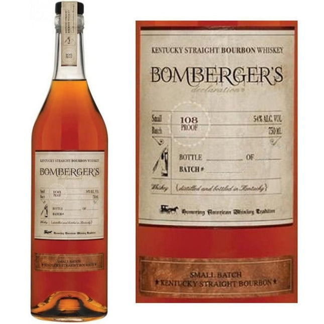 BOMBERGER'S DECLARATION BBN 108 Proof 750 ml - Wine barrel Plus