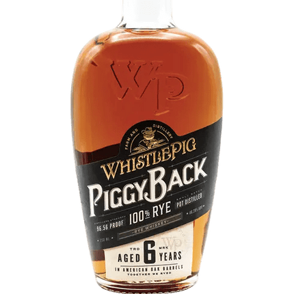 WHISTLEPIG PIGGYBACK BBN - 6 YR 100 Proof 750 ml - Wine barrel Plus