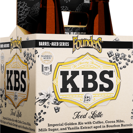FOUNDERS KBS ICED LATTE 4PK 12OZ BOTTLE - Wine barrel Plus