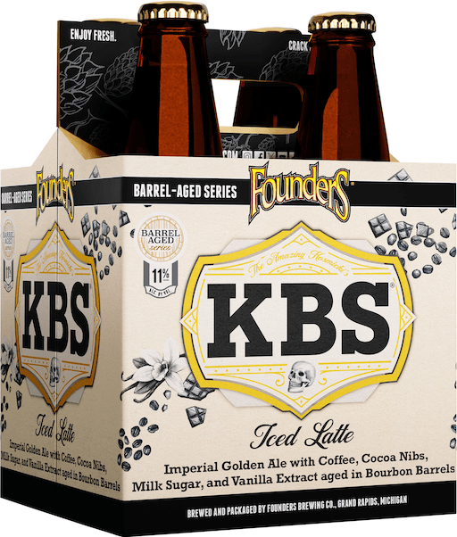 FOUNDERS KBS ICED LATTE 4PK 12OZ BOTTLE - Wine barrel Plus