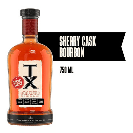 TX BOURBON SHERRY CASK 101.6 proof 750ml - Wine barrel Plus