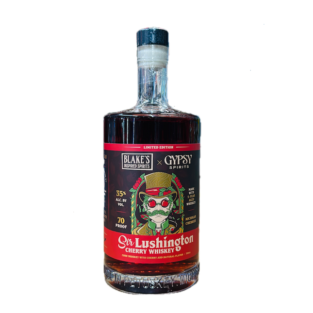 BLAKE'S GYPSY SIR LUSHINGTON CHERRY WHISKEY 750ML 70 PROOF - Wine barrel Plus
