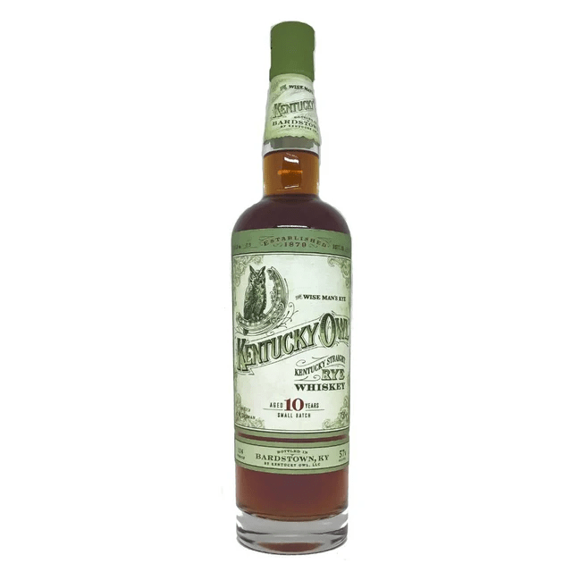 KENTUCKY OWL RYE - 10 YR 114 Proof 750 ml - Wine barrel Plus