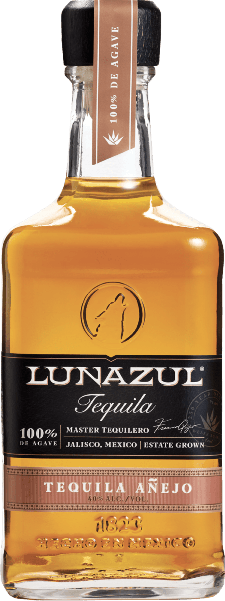 LUNAZUL ANEJO 80 Proof 750 ml - Wine barrel Plus