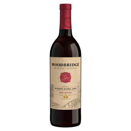 WOODBRIDGE BOURBON BARREL AGED RED BLEND 750 ML - Wine barrel Plus