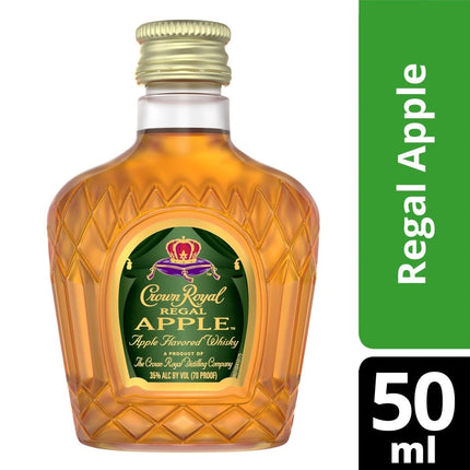 CROWN ROYAL REGAL APPLE PL 70 Proof 50 ml - Wine barrel Plus