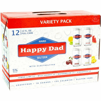 HAPPY DAD VARIETY PACK 12PK HARD SELTZER - Wine barrel Plus