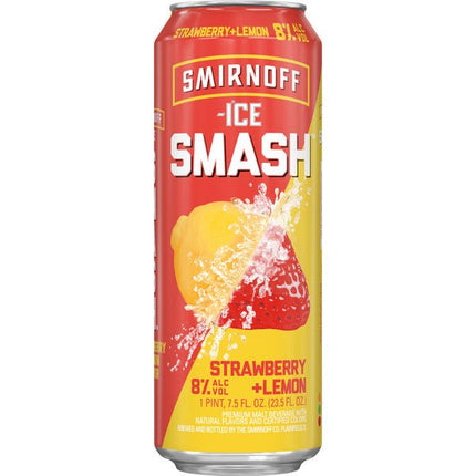 Smirnoff Smash Strawberry Lemon 23.5 1PK CAN - Wine barrel Plus