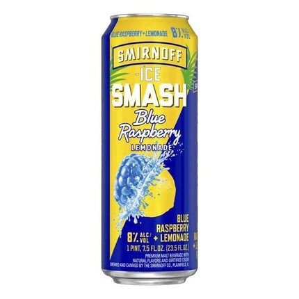 SMIRNOFF SMASH BLUE RASPBERRY LEMONADE23.5OZ 1PK CAN - Wine barrel Plus