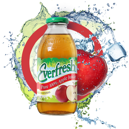 EVERFRESH APPLE JUICE 16OZ - Wine barrel Plus