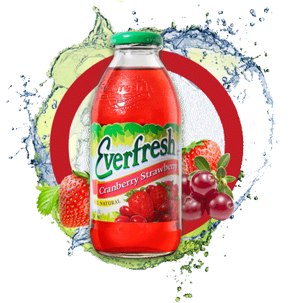 EVERFRESH CRANBERRY STRAWBERRY 16OZ - Wine barrel Plus