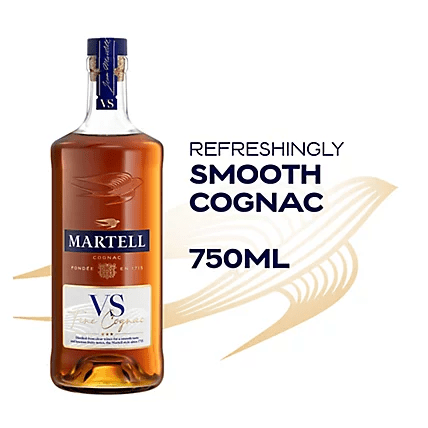 MARTELL VS SINGLE DISTILLERY 80 Proof 750 ml - Wine barrel Plus