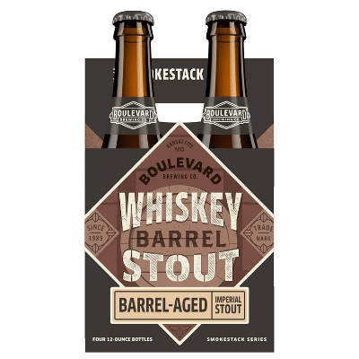 BOULEVARD WHISKEY BARREL STOUT 4 PK - Wine barrel Plus