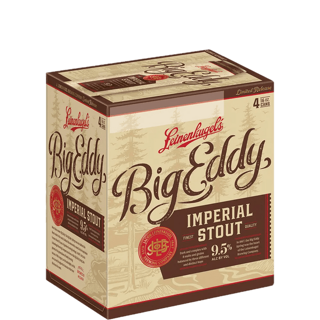 LEINENKUGEL'S BIG EDDY 4PK 16 OZ CAN STOUT - Wine barrel Plus